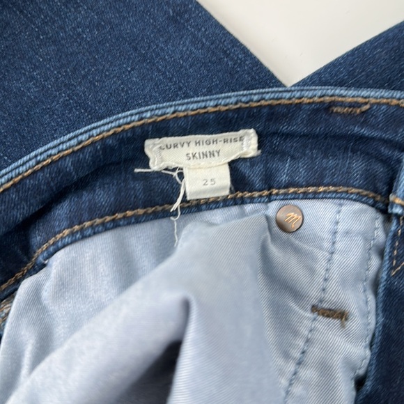 Madewell curvy high rise skinny jeans size 25 - Picture 8 of 8